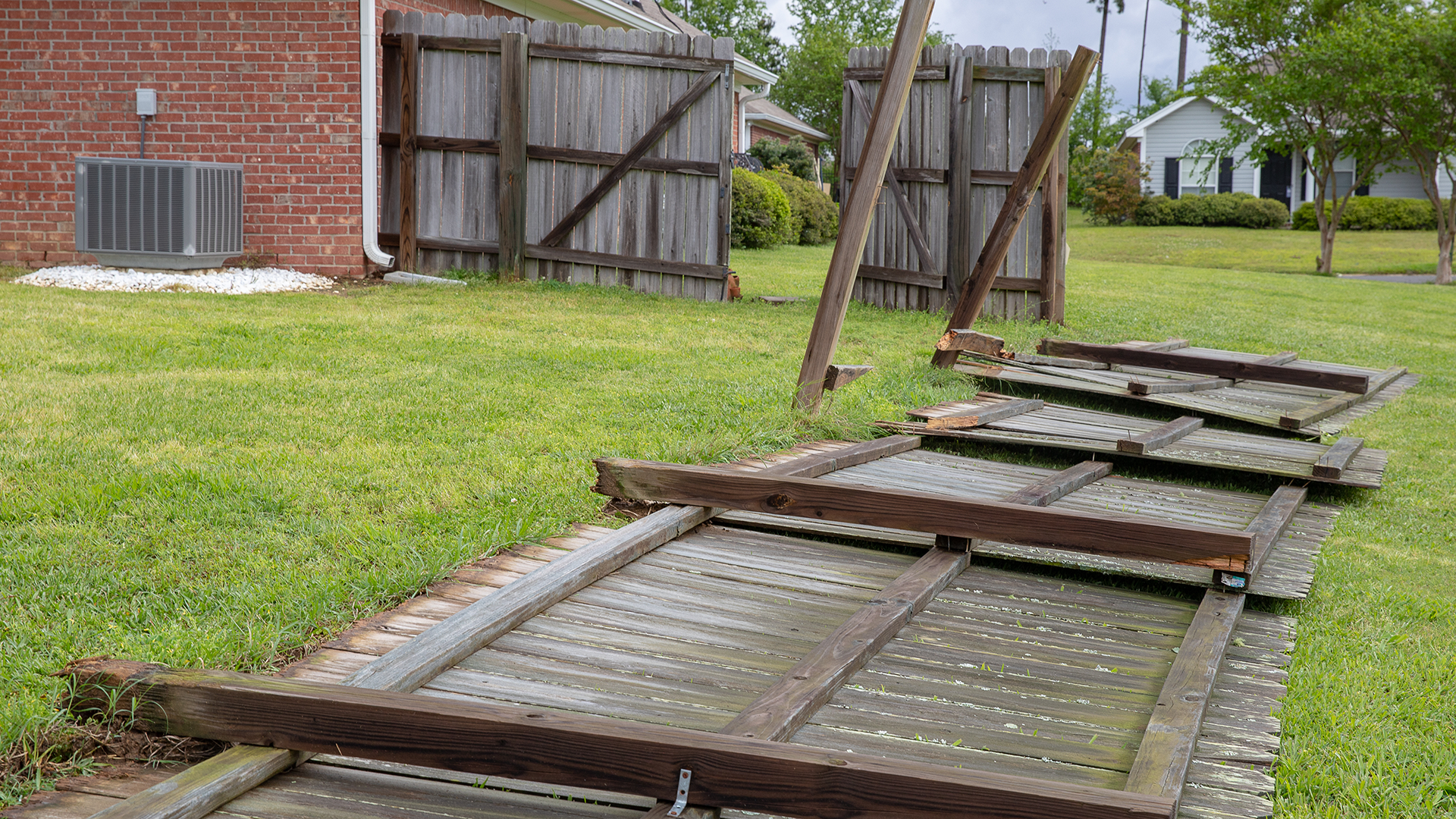 Featured image for “The Impact of High Winds and Hail on Your Yard’s Fencing: A Guide by Renner Inspection Services”